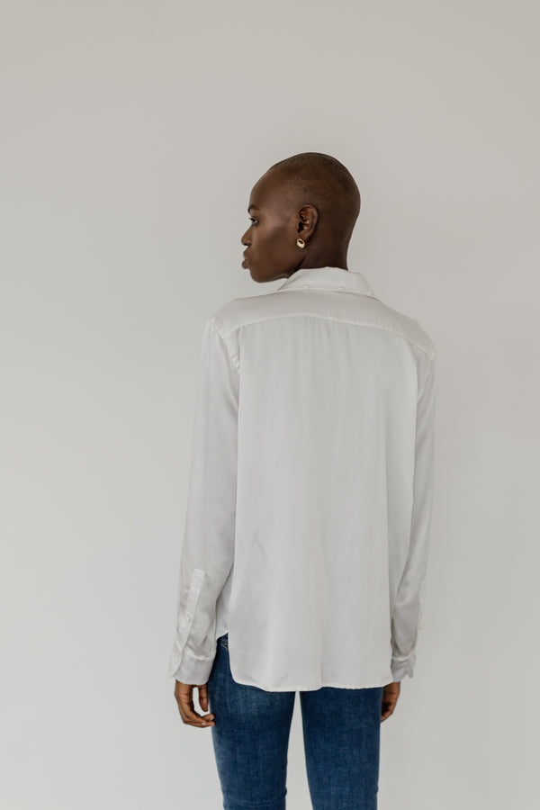 Sentir blouse con perlas